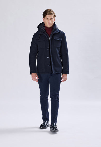 Fly Jacket in Eco Lana