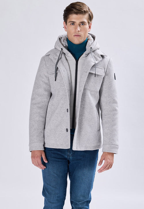 Fly Jacket in Eco Lana