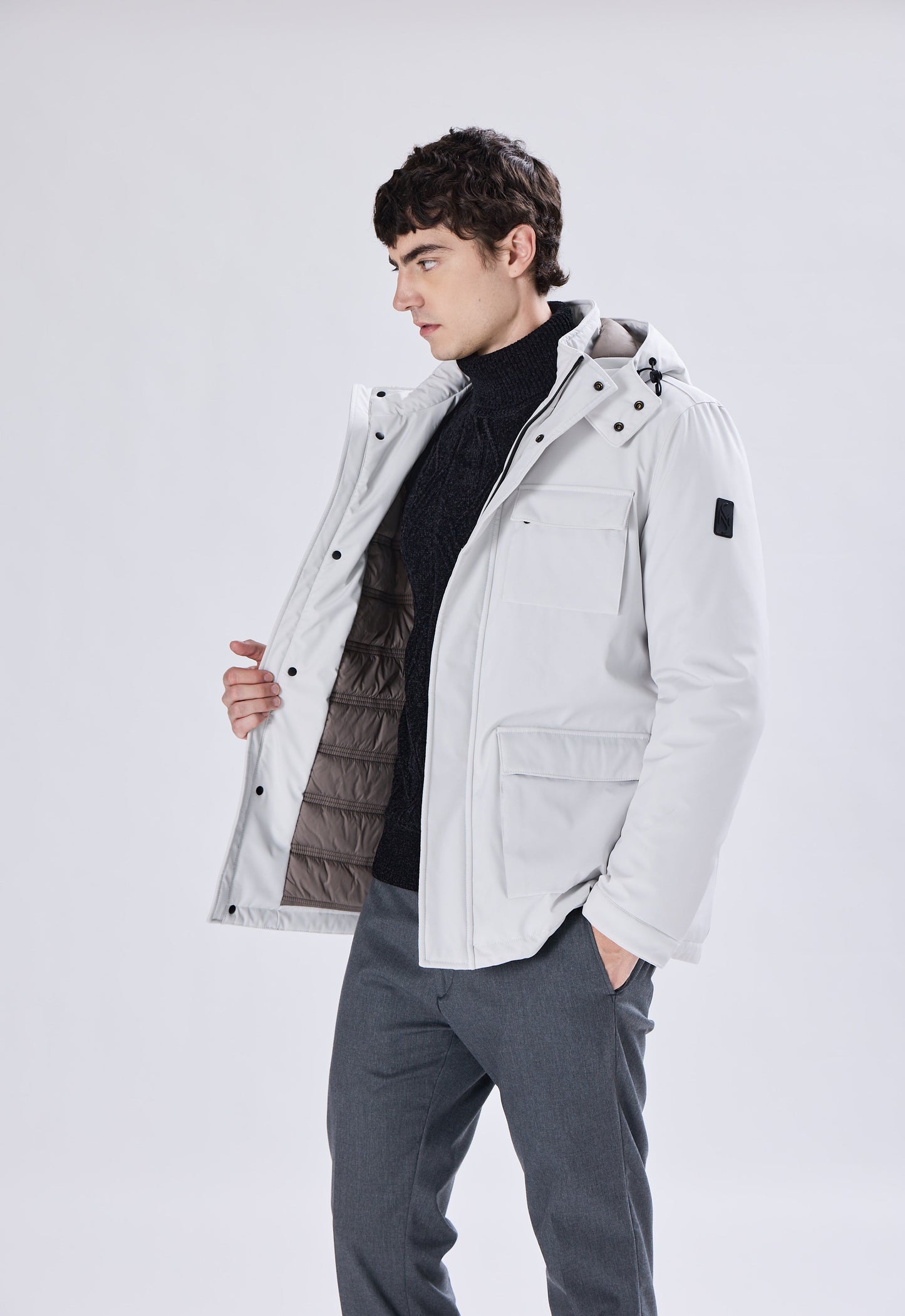 Coated Saharan Jacket